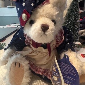 Brass Button Bears “Opal” Plush | Pickford Bears Ltd. | Americana Outfit